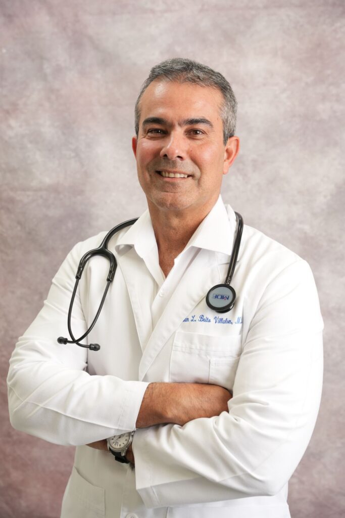 Dr. Juan L. Brito Villalon, MD, primary care and pain management physician in Kendall, Miami